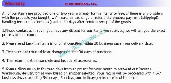 Warranty